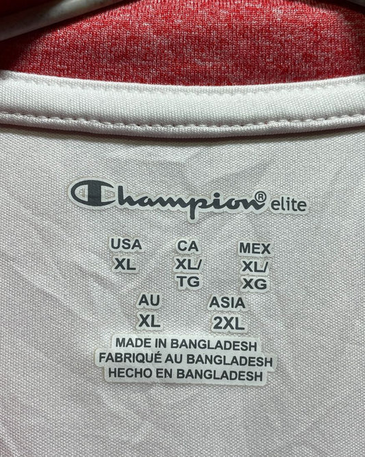 Champion Red Sport Polo T Shirt For Men XL | Preloved Labels