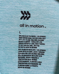 All In Motion Blue Sport Polo T Shirt For Men L | Preloved Labels