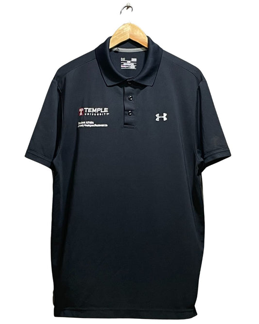 Under Armour Black Sport Polo T Shirt For Men L | Preloved Labels