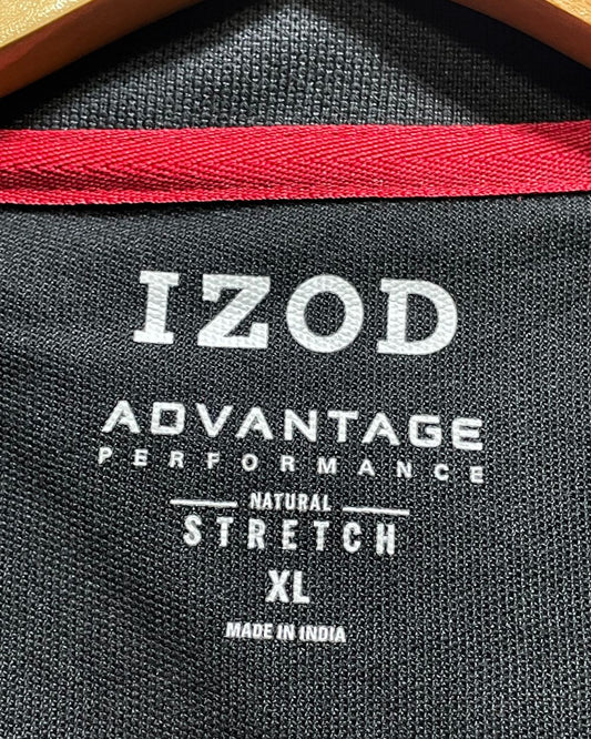 Izod Black Sport Polo T Shirt For Men XL | Preloved Labels