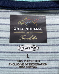 Greg Norman Blue Sport Polo T Shirt For Men L | Preloved Labels