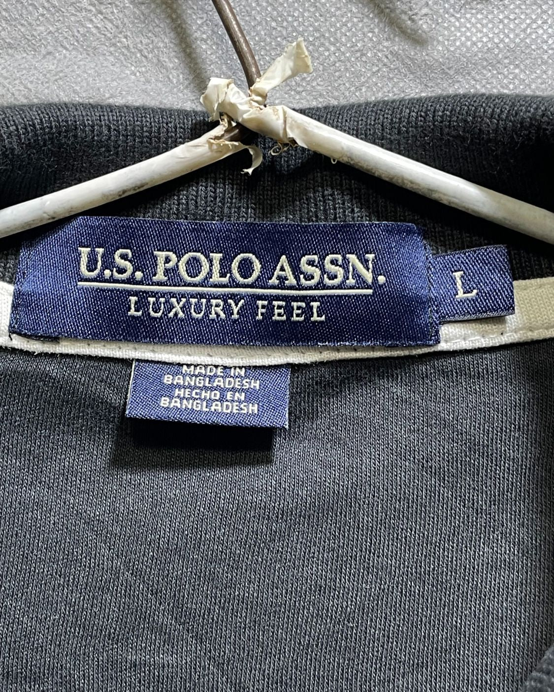 Polo U.S. Assn Black Sport Polo T Shirt For Men L | Preloved Labels