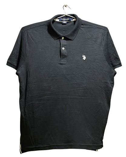 Polo U.S. Assn Black Sport Polo T Shirt For Men L | Preloved Labels