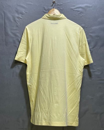 Travis Mathew Yellow Sport Polo T Shirt For Men L | Preloved Labels