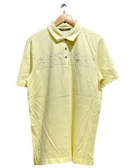 Travis Mathew Yellow Sport Polo T Shirt For Men L | Preloved Labels
