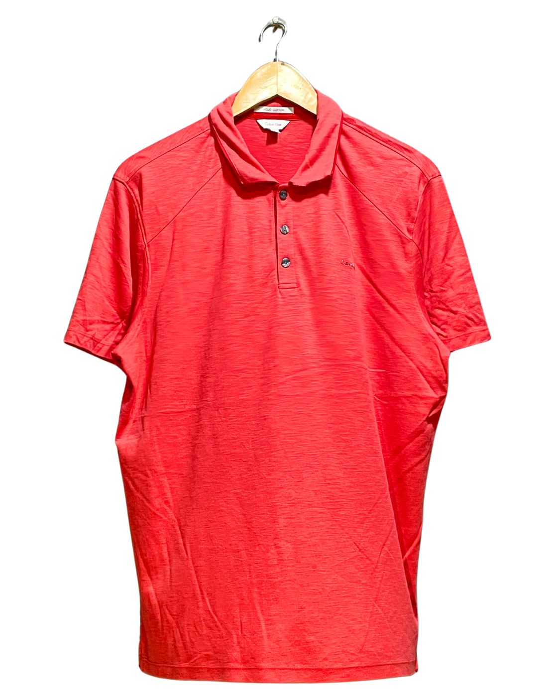 Calvin Klein Red Sport Polo T Shirt For Men M | Preloved Labels