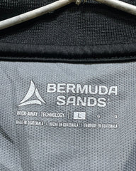 Bermuda Sands Black Sport Polo T Shirt For Men L | Preloved Labels