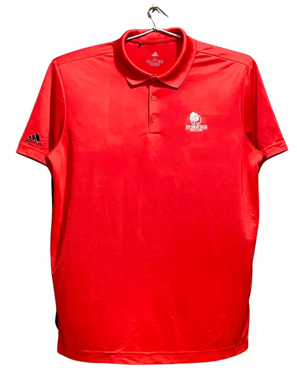 Adidas Red Sport Polo T Shirt For Men L | Preloved Labels