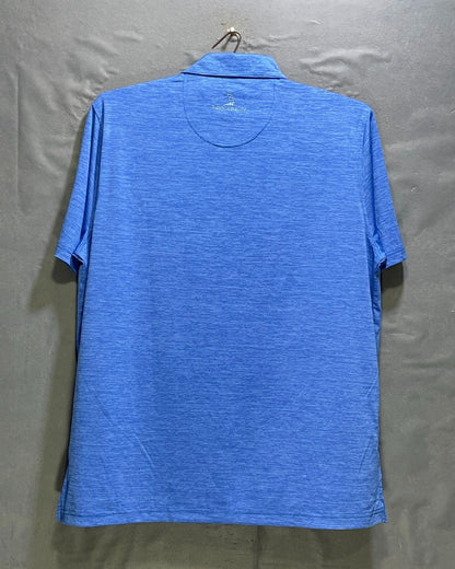 Pebble Beach Blue Sport Polo T Shirt For Men XL | Preloved Labels