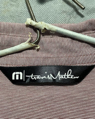 Travis Mathew Maroon Sport Polo T Shirt For Men M | Preloved Labels