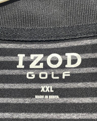 Izod Black Sport Polo T Shirt For Men XXL | Preloved Labels