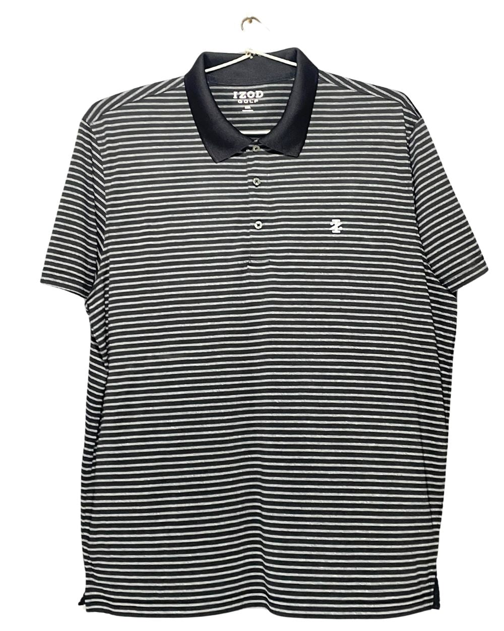Izod Black Sport Polo T Shirt For Men XXL | Preloved Labels
