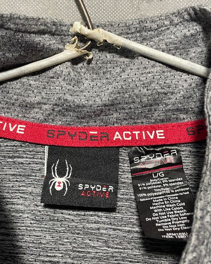 Spyder Active Gray Sport Polo T Shirt For Men L | Preloved Labels