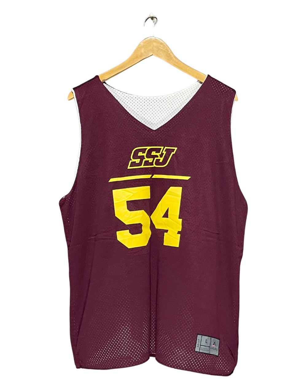 Augusta Maroon Vest Sports T Shirt For Men XL | Preloved Labels