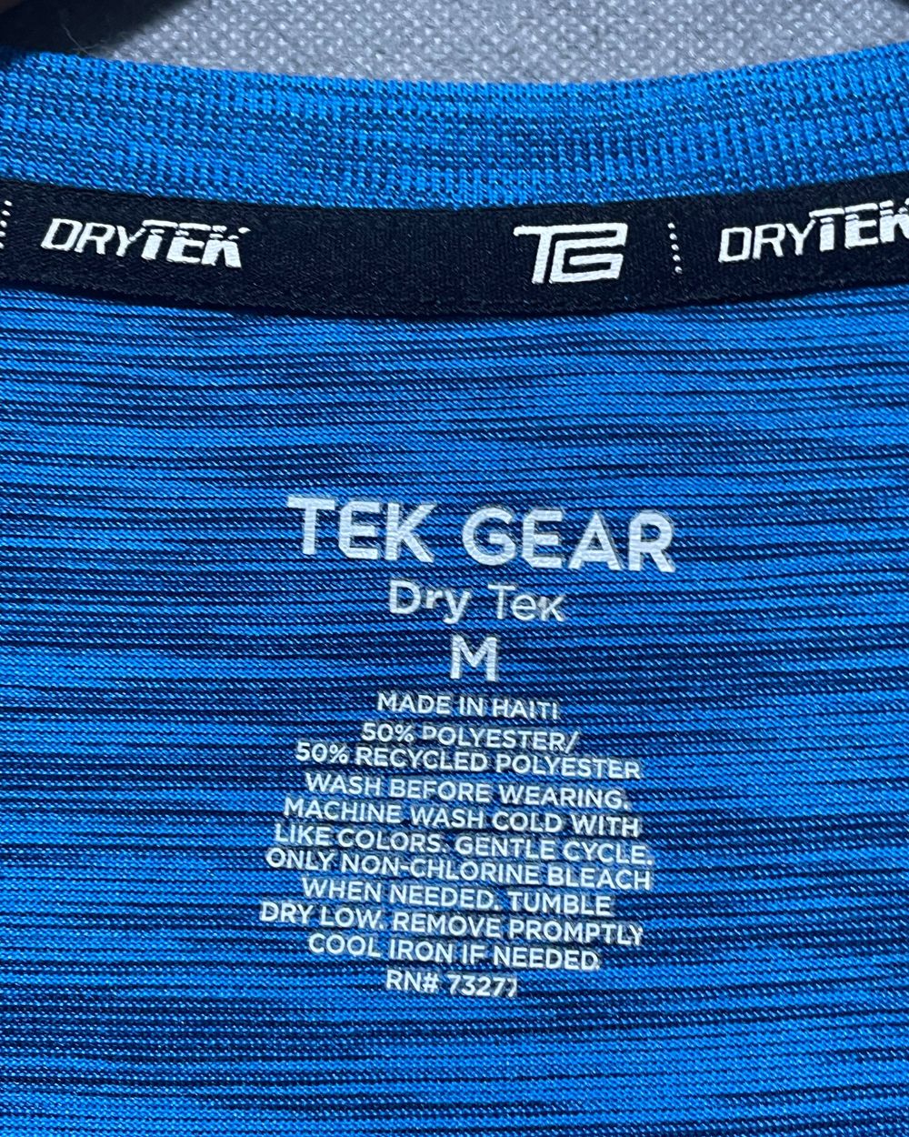 Tek Gear Blue Sports T Shirt For Men M | Preloved Labels