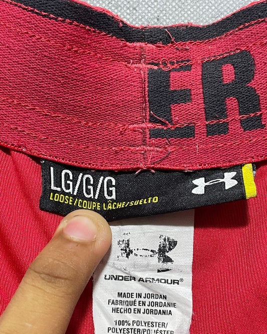 Under Armour Red Sport Short For Men M | Preloved Labels