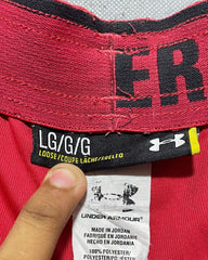 Under Armour Red Sport Short For Men M | Preloved Labels