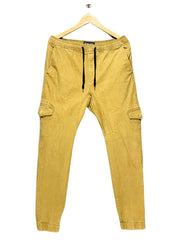 Black Khaki Cotton For Men Cargo Pant L | Preloved Labels