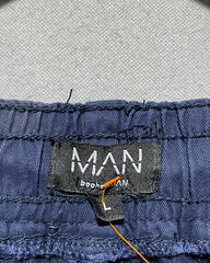 Boohoom an Blue Cotton For Men Cargo Pant L | Preloved Labels
