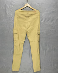 Pastel Khaki Cotton For Men Cargo Pant L | Preloved Labels