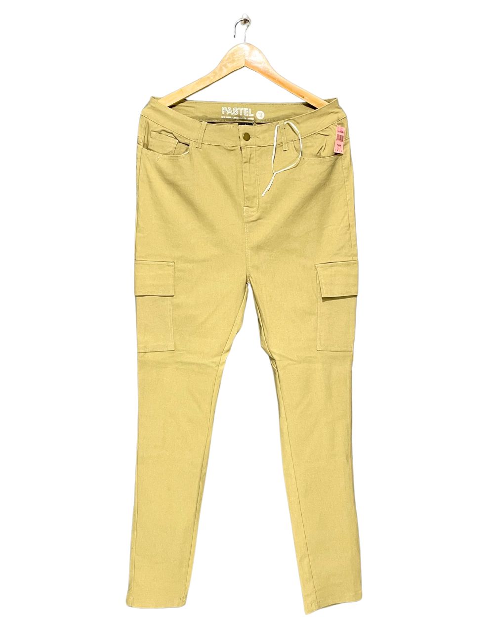 Pastel Khaki Cotton For Men Cargo Pant L | Preloved Labels