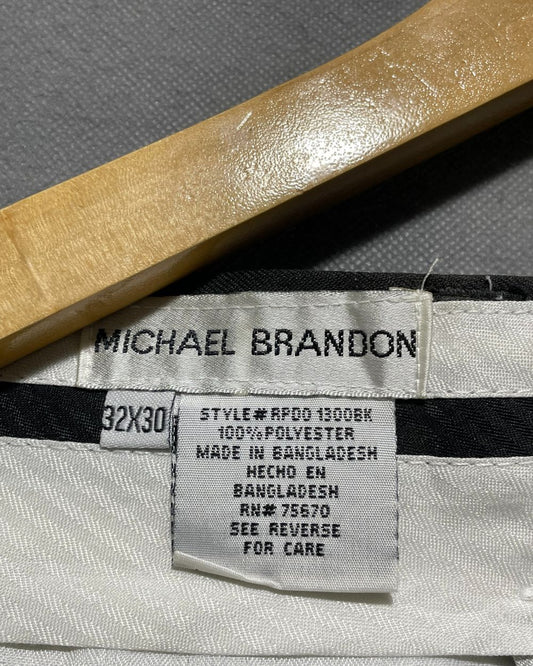 Michael Brandon Black Cotton Dress Pant For Men S | Preloved Labels