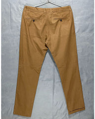 H&M Brown Cotton Dress Pant For Men X Large | Preloved Labels
