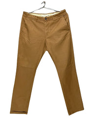 H&M Brown Cotton Dress Pant For Men X Large | Preloved Labels