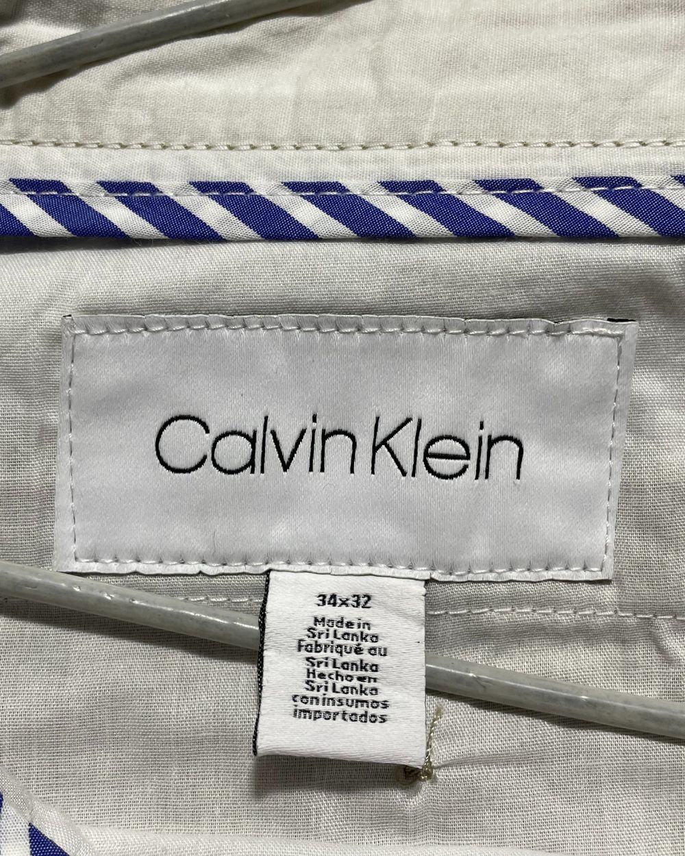 Calvin Klein Khaki Cotton Dress Pant For Men L | Preloved Labels