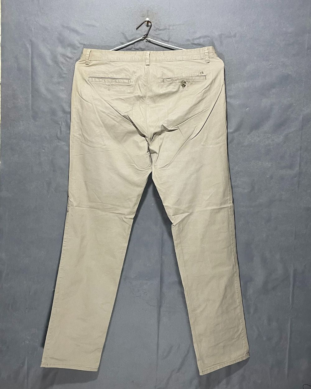 Calvin Klein Khaki Cotton Dress Pant For Men L | Preloved Labels