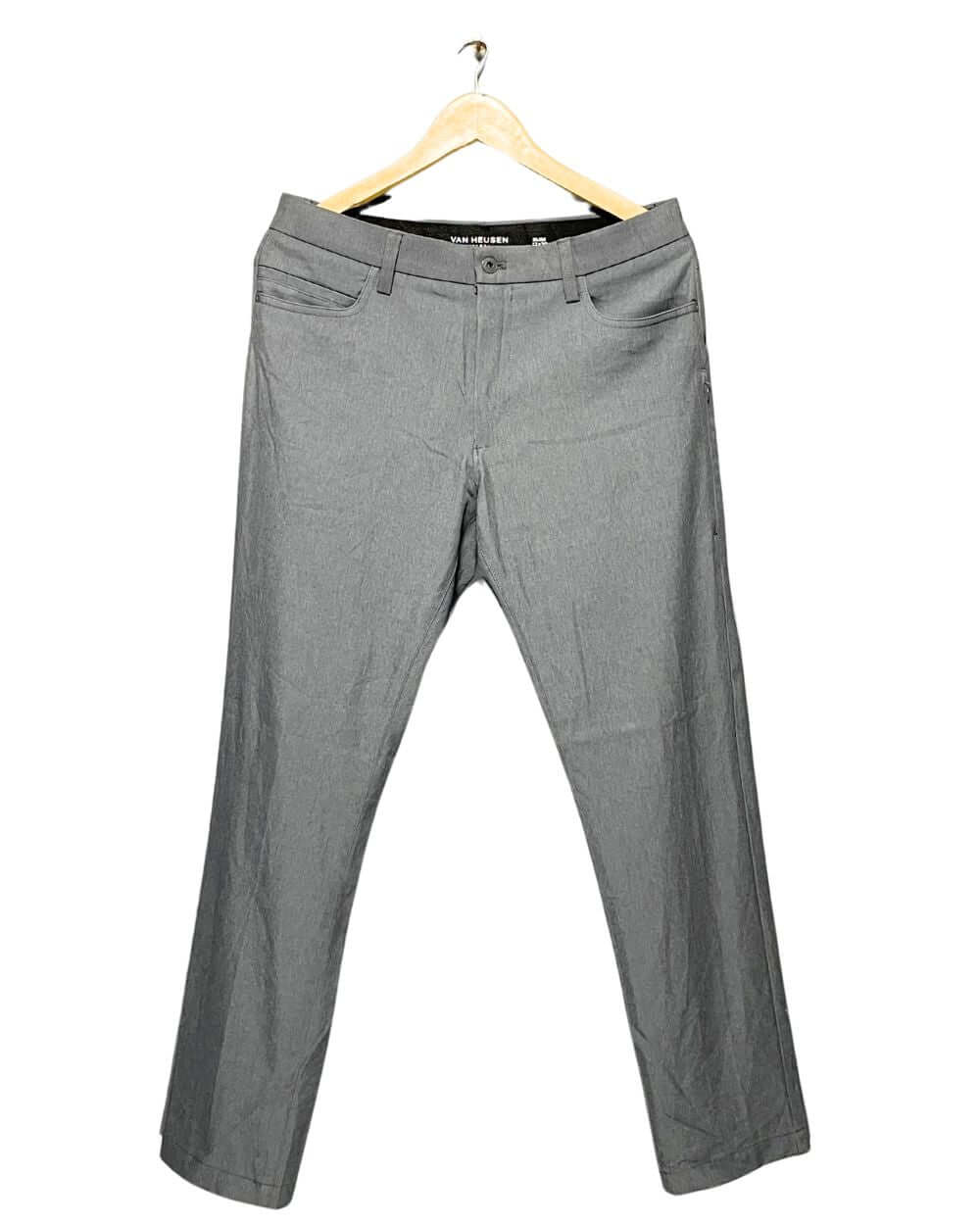 Van Heusen Gray Cotton Dress Pant For Men M | Preloved Labels