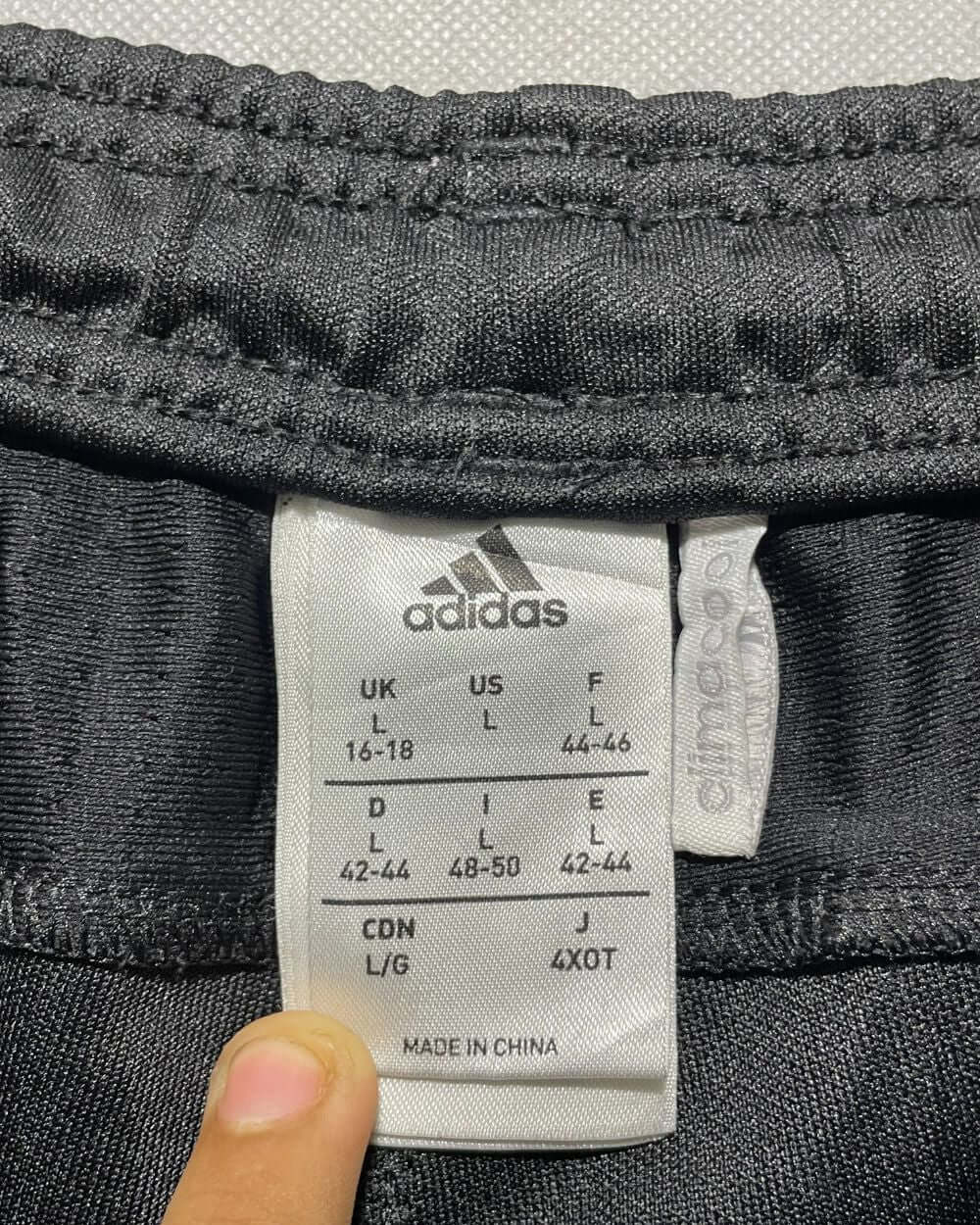 Adidas Black Sport Trouser For Men L | Preloved Labels