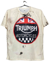 Preloved Labels Cream Sports T Shirt For Men X Large | Preloved Labels