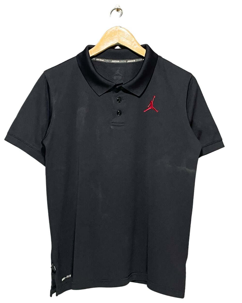 Jordan Black Sport Polo T Shirt For Men M | Preloved Labels