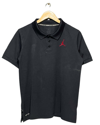 Jordan Black Sport Polo T Shirt For Men M | Preloved Labels
