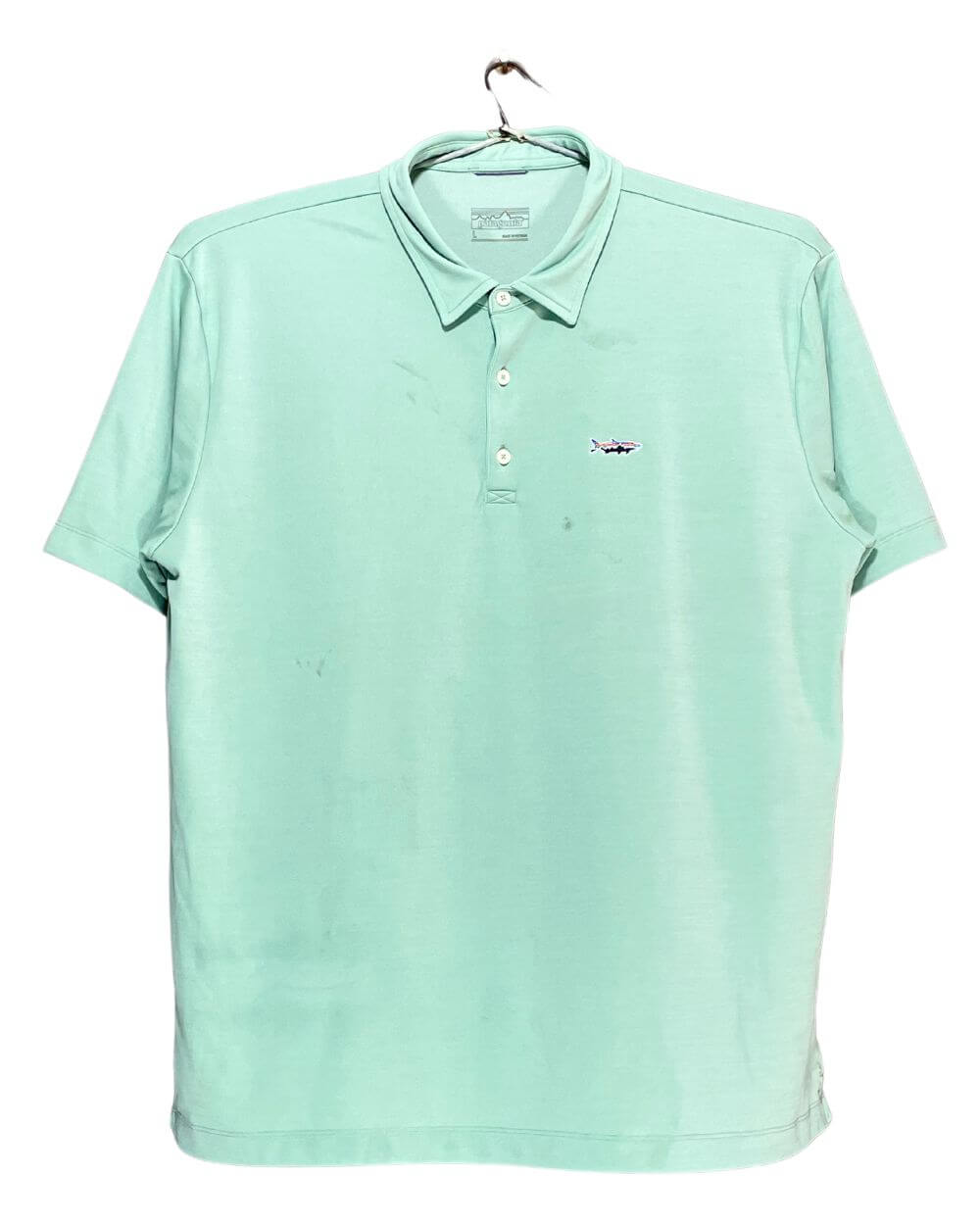 Patagonia Green Sport Polo T Shirt For Men XXL | Preloved Labels