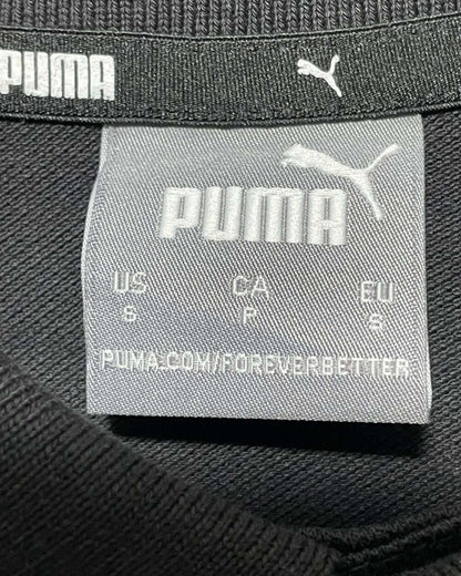 Puma Black Cotton Polo T Shirt For Men M | Preloved Labels