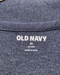 Old Navy Blue Cotton Polo T Shirt For Men X Large | Preloved Labels