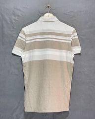 Banana Republic Cream Cotton Polo T Shirt For Men M | Preloved Labels