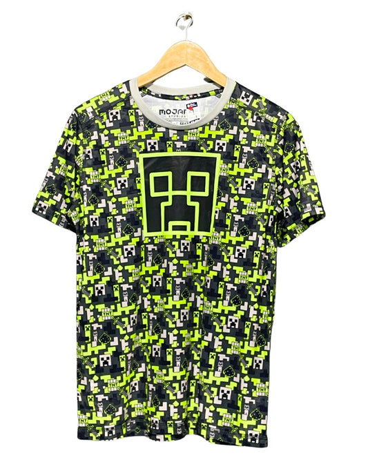 Mojang Green Sport T Shirt For Men XL | ThriftHub.pk