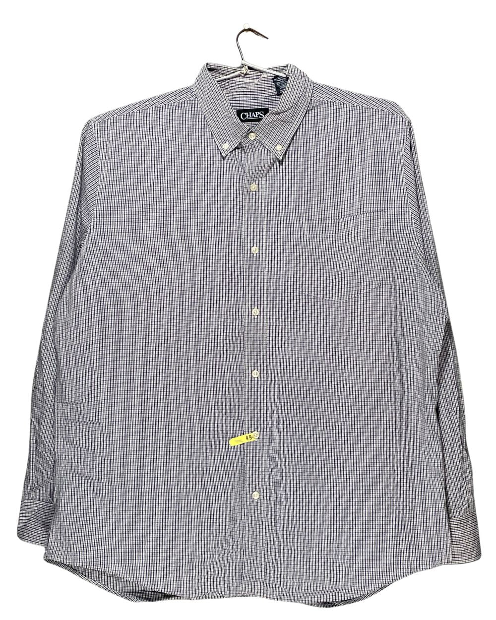 Chaps Gray Cotton Shirt For Men X Large | Preloved Labels