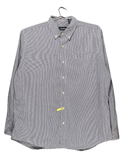Chaps Gray Cotton Shirt For Men X Large | Preloved Labels