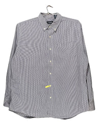 Chaps Gray Cotton Shirt For Men X Large | Preloved Labels