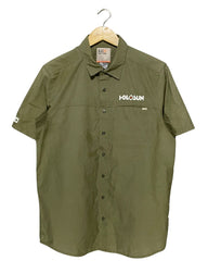 Tactical Gray Cotton Shirt For Men Medium | Preloved Labels
