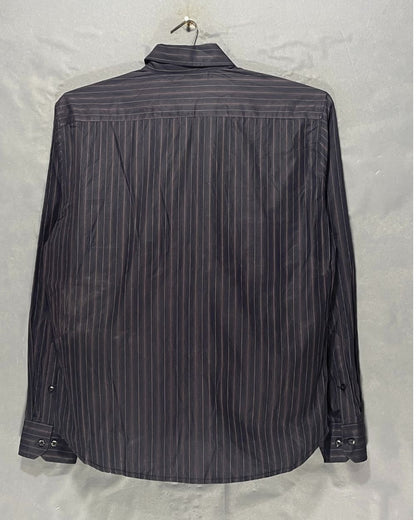 H&M Black Cotton Shirt For Men Large | Preloved Labels
