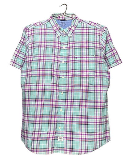 Izod Green Cotton Shirt For Men Large | Preloved Labels