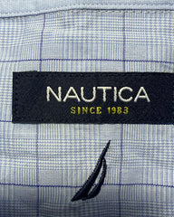 Nautica Blue Cotton Shirt For Men X Large | Preloved Labels