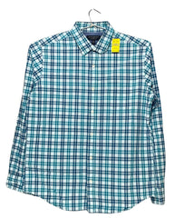 Banana Republic Green Cotton Shirt For Men Medium | Preloved Labels