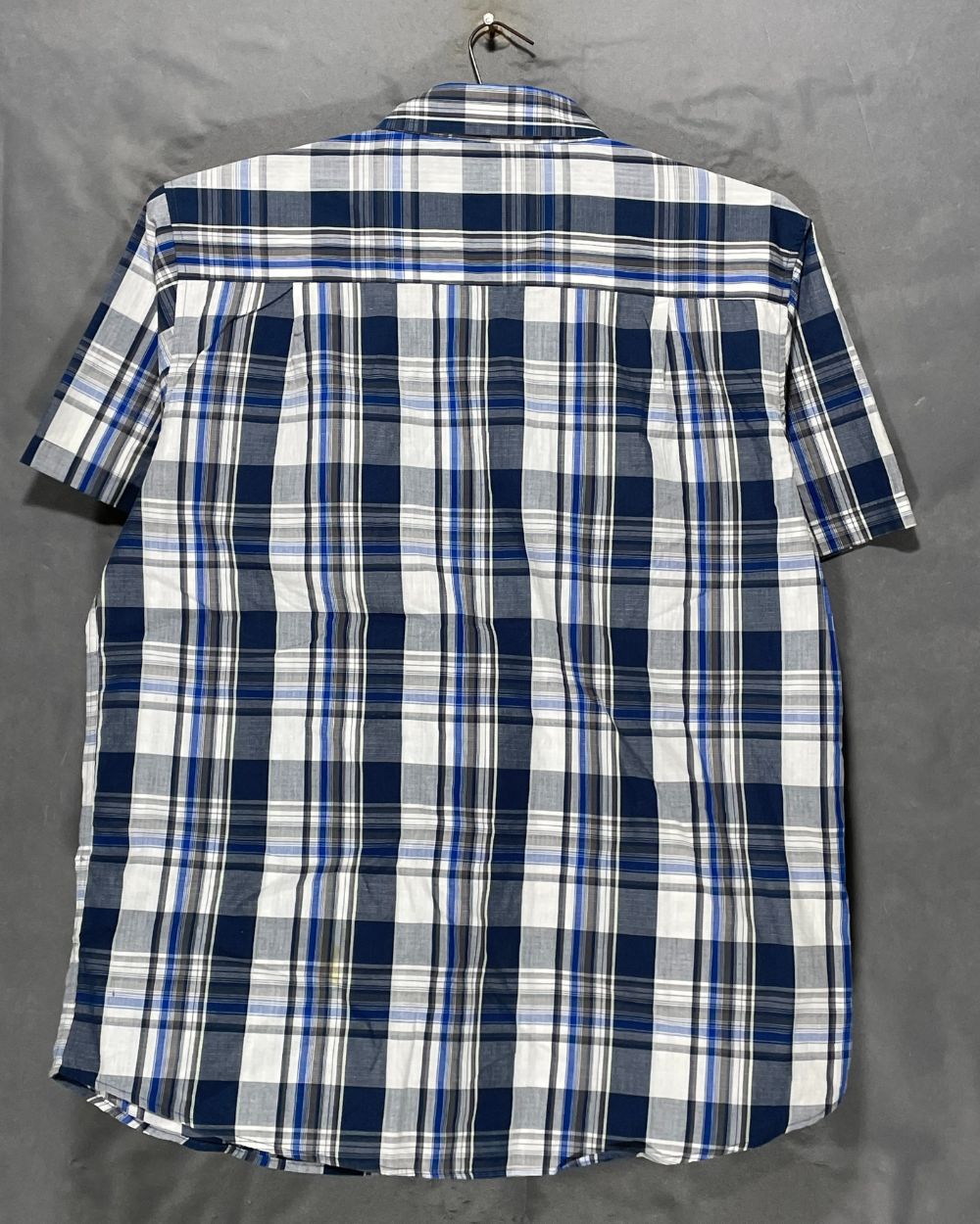 Beverly Hills Blue Cotton Shirt For Men Large | Preloved Labels