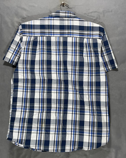 Beverly Hills Blue Cotton Shirt For Men Large | Preloved Labels